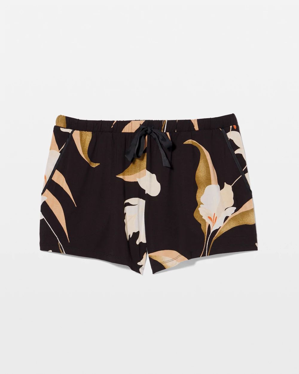 Satin Trim Pajama Short | Soma